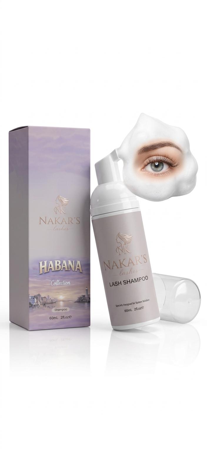Professional Lash Shampoo – pH Balanced Foaming Cleanser for Eyelashes