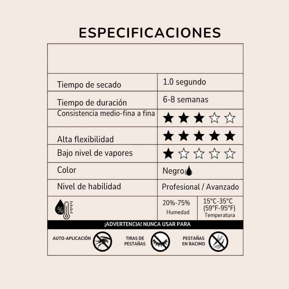 Adhesivo para Pestañas Power 1.0