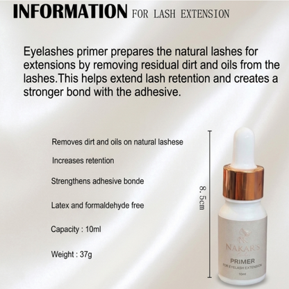 Primer para Extensiones de Pestañas