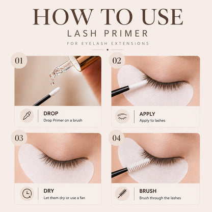 How to use Nakar's Lashes Primer for eyelash extensions